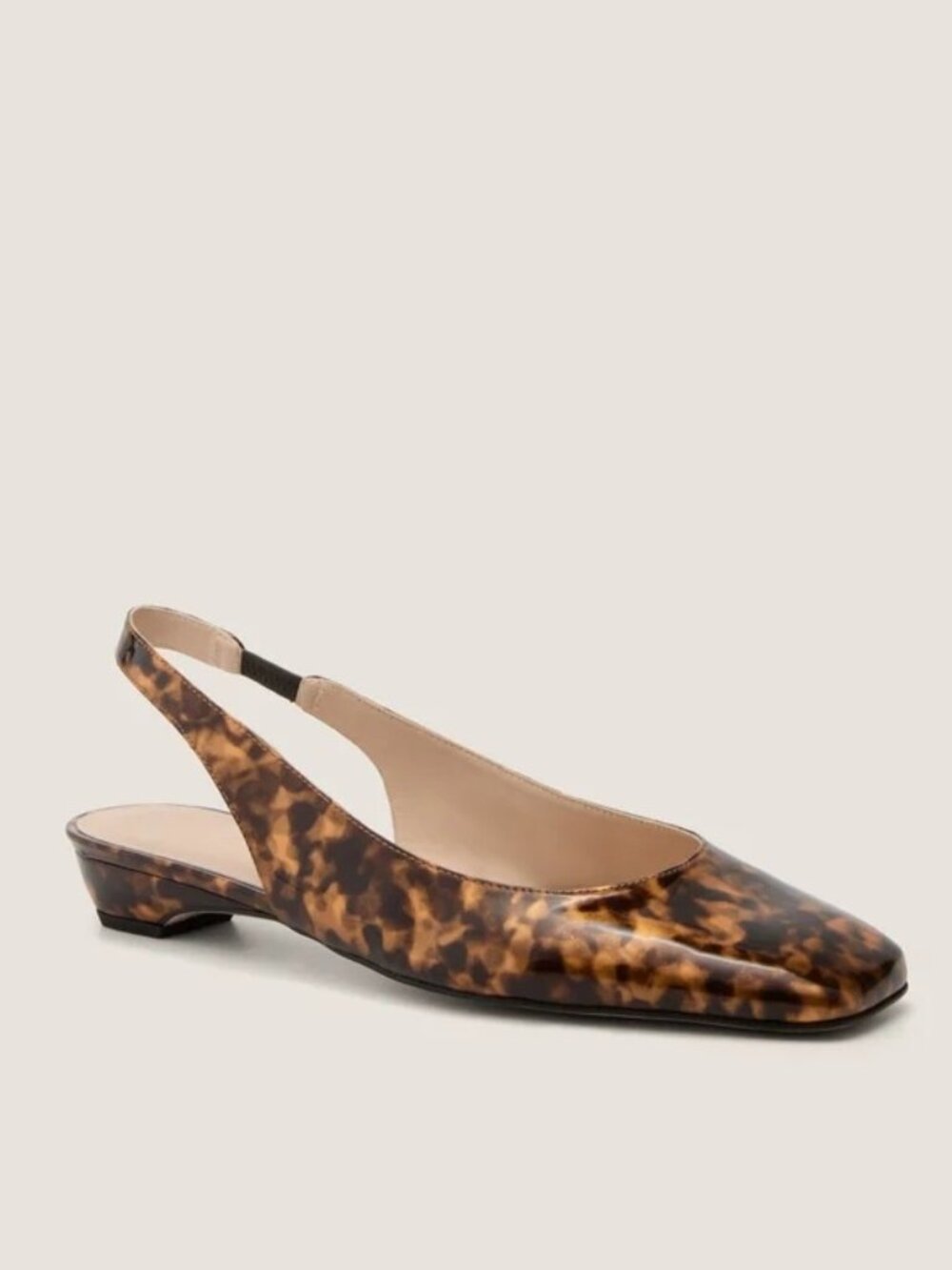 Tuckernuck Shoes Liv Slingback Flats in Tortoise 10.5 New with box Womens Ballet